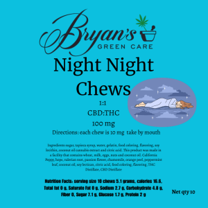 Night Night Gummies,Night Night,Gummies,CBD,THC,High quality